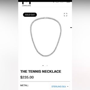 The M Jeweler: New with Box/ SOLD OUT Full Iced Out Tennis Necklace